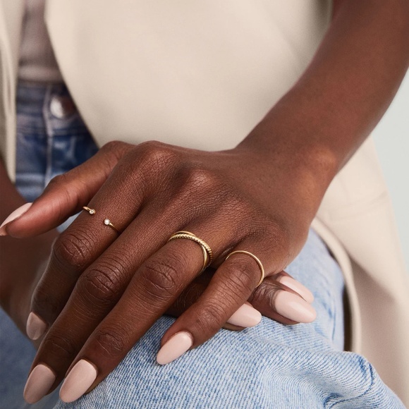 Mejuri 14K Gold Duo Ring, size 9 - Picture 12 of 12